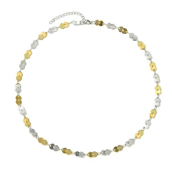 Ion Plating(IP) 304 Stainless Steel Boston Link Chain Necklaces for Women