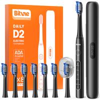 Bitvae D2 Upgraded Lightweight Travel Electric Toothbrush for Adults and Kids, ADA Accepted Portable Ultrasonic Electric Toot...