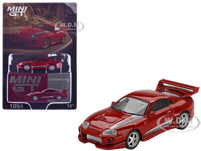 Toyota Supra VeilSide Combat V-I Red Limited Edition 1/64 Diecast Model Car by Mini GT