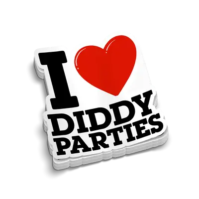 Diddy Party - Hard Hat Decal