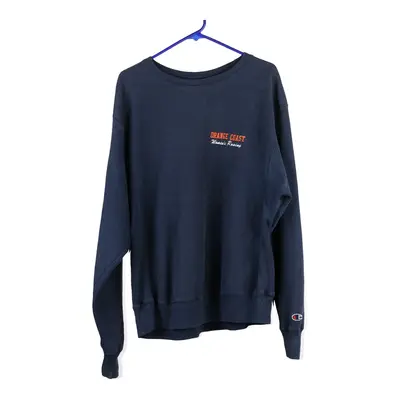 Orange Coast Champion Sweatshirt - Medium Blue Cotton Blend