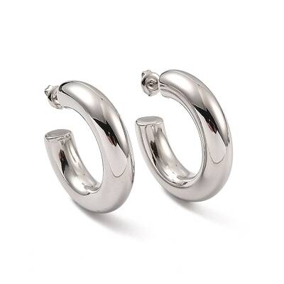 Non-Tarnish 304 Stainless Steel Stud Earrings for Women