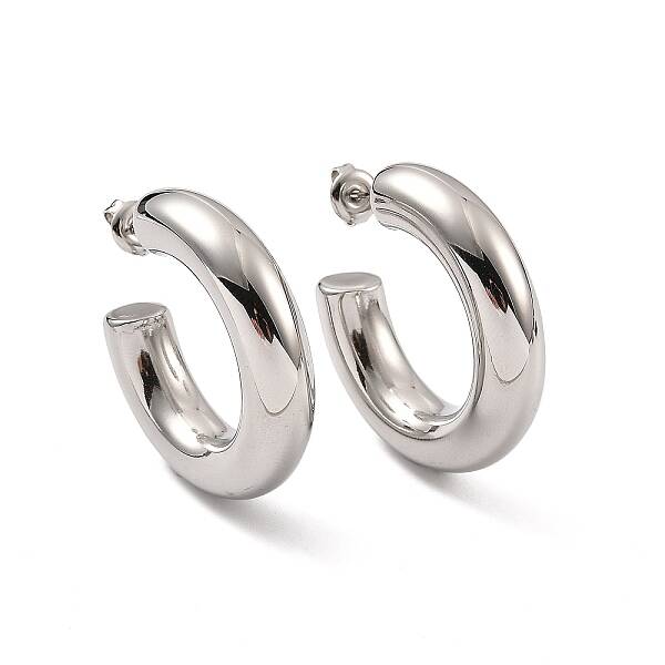 Non-Tarnish 304 Stainless Steel Stud Earrings for Women