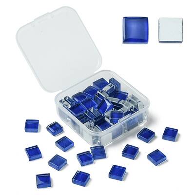 60Pcs Transparent Glass Cabochons