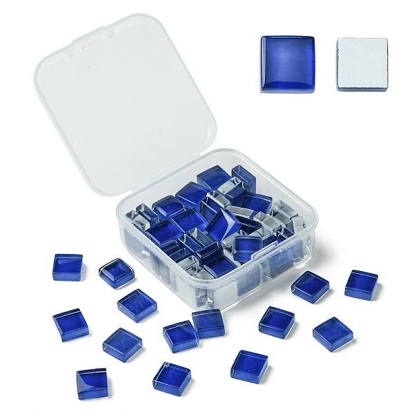 60Pcs Transparent Glass Cabochons