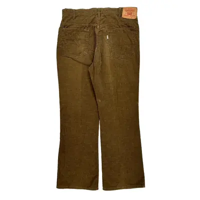 Levis Cord Trousers - 34? Waist Brown Cotton