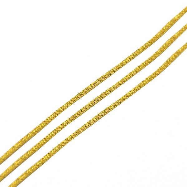 Eco-Friendly Dyed Shiny Round Metallic String Thread Polyester Threads