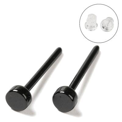 Hypoallergenic Bioceramics Zirconia Ceramic Stud Earrings