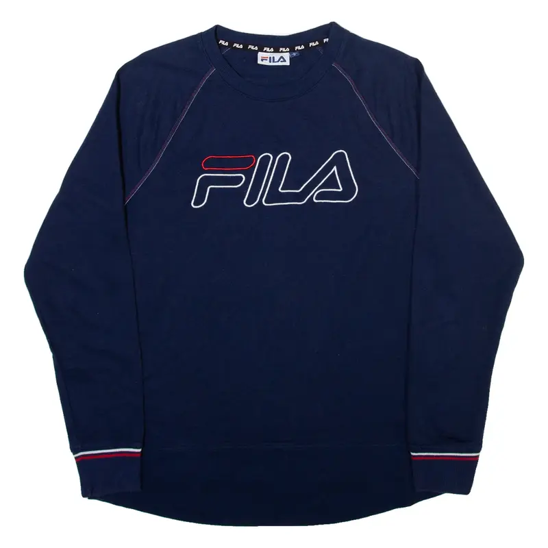 FILA Mens Sweatshirt Blue L