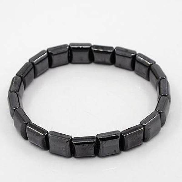 Fashionable Hematite Stretchy Bracelets