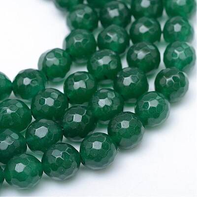 Natural White Jade Bead Strands