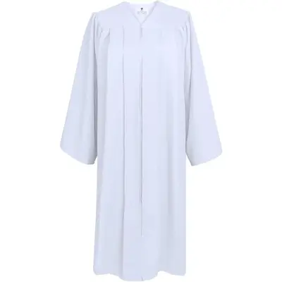 Matte Choir Robe for Church Baptism Officiant Confirmation Costume,Graduation Gown for School,Judge Pastor Robes