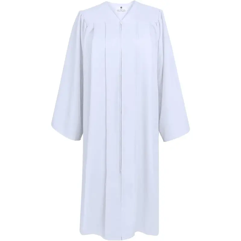 Matte Choir Robe for Church Baptism Officiant Confirmation Costume,Graduation Gown for School,Judge Pastor Robes