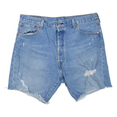 LEVI'S Mens Denim Shorts Blue L W36