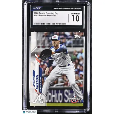 Freddie Freeman CGC 2020 Opening Day #145 Baseball 10
