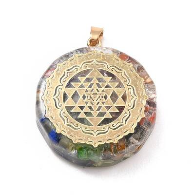 Transparent Resin Pendants