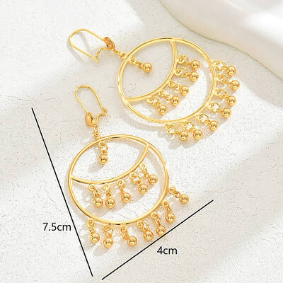 Exaggerated Fashion Tassel Earrings for Women Party Vacation Accessories