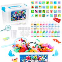 Magic Water elf Children's Gifts-3D Molds Magic Water Elf Toy Kit with Magic Gels, Molds, Parent-child Interactive Game Toy, ...