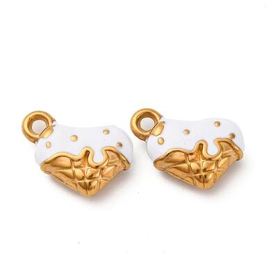 304 Stainless Steel Enamel Charms
