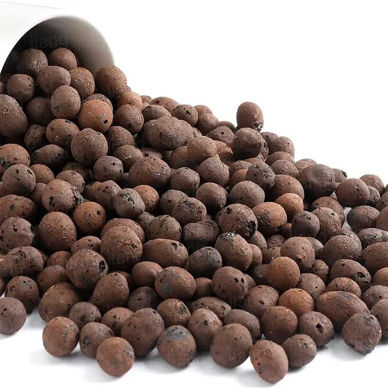 Organic Clay Pebbles for Hydroponic Growing 1 Pound - 5x5x5 Sizes 5-10mm 10-15mm 15-30mm - PH Neutral Leca for Plants - Aquap...