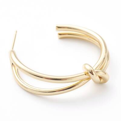 Brass Stud Earrings