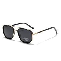 Back To School Sunglasses for Travel Use, Fashion Spring/Summer 2025 Geometric Frame Double Beam Sun Protection Glasses Trend...