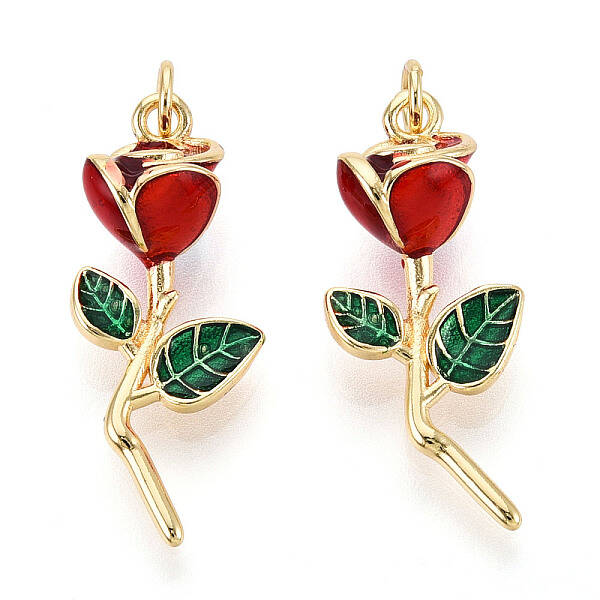 Brass Enamel Pendants