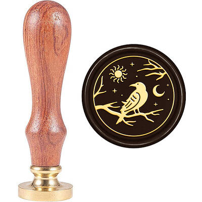 Brass Wax Seal Stamp with Handle