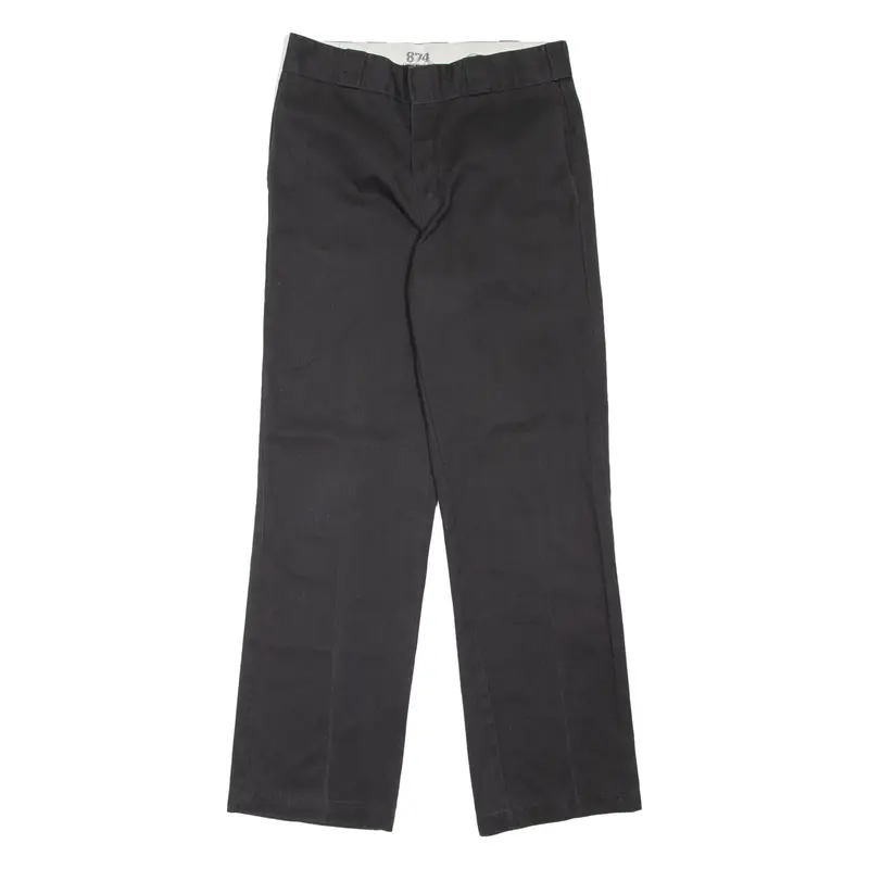 DICKIES 874 Workwear Mens Trousers Black Regular Straight W31 L32