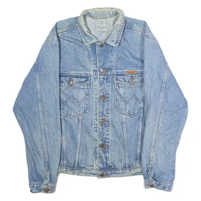 WRANGLER Mens Denim Jacket Blue 90s L