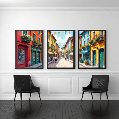 Vibrant European Facades