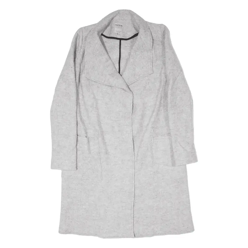 ZARA Trafaluc Overcoat Jacket Grey Womens XS