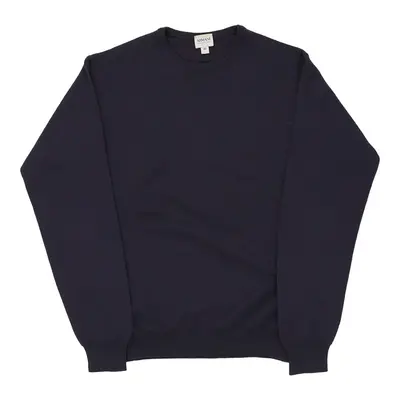 Armani Jumper - Large Navy Wool