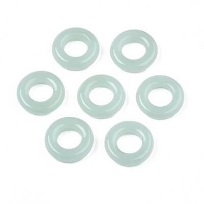Spray Painted Glass Linking Rings