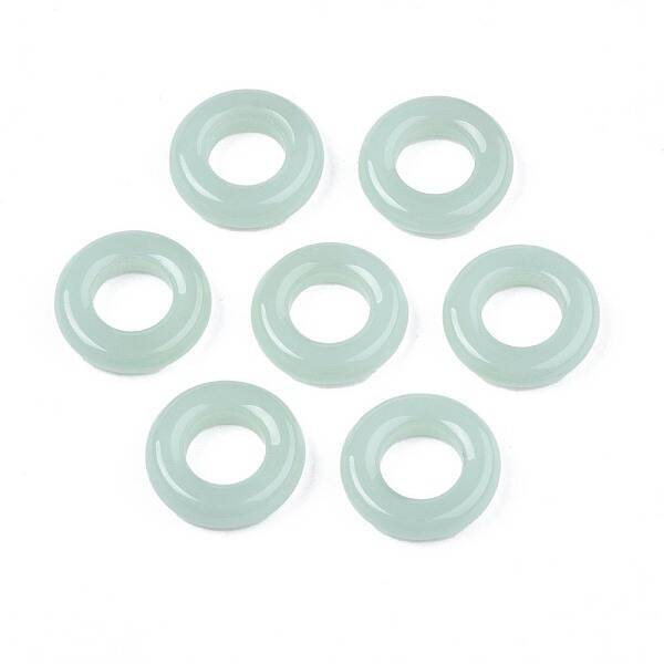 Spray Painted Glass Linking Rings