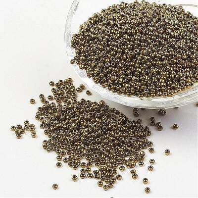 12/0 Grade A Round Glass Seed Beads