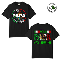 Latino Dad Gift Tee – “El Papa Mas Chingon” Design with Eagle and Flag, Perfect for Father’s Day & Family BBQs – ti...