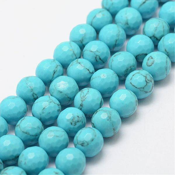 Synthetic Turquoise Bead Strands
