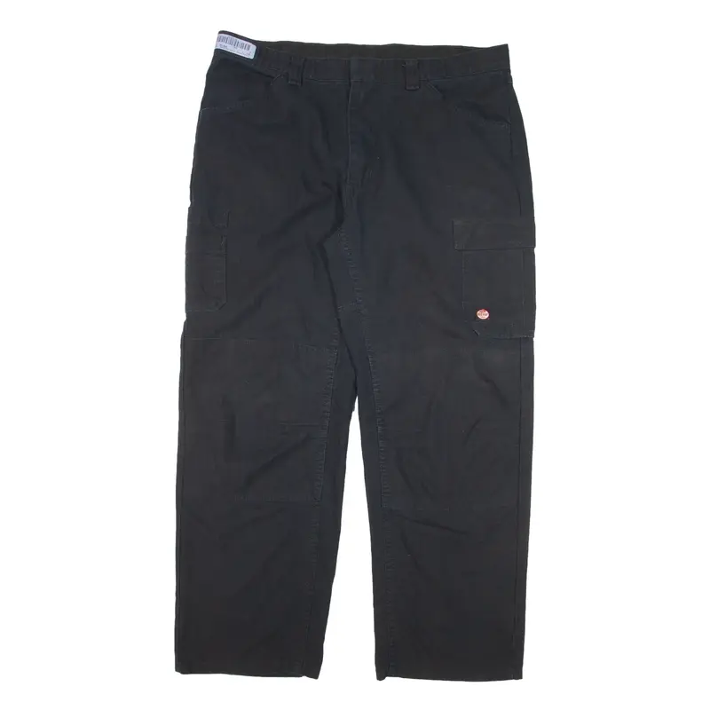 RED KAP Double Knee Workwear Trousers Black Relaxed Straight Mens W38 L29