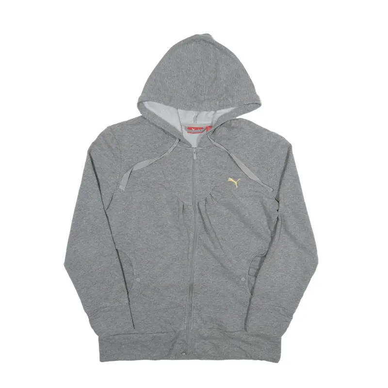 PUMA Hoodie Grey Full Zip Womens L