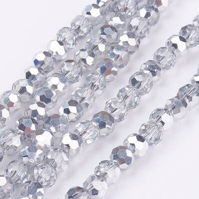 Electroplate Glass Beads Strands