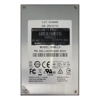 SDLLOCDR-038T-5CA1 SanDisk Optimus MAX 3.8TB Enterprise Multi-Level Cell SAS 6Gb/s 2.5-Inch Solid State Drive
