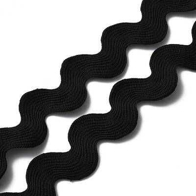 Polyester Wavy Fringe Trim Ribbon
