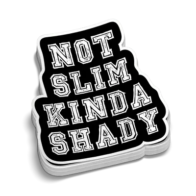 Slim Shady  -  Hard Hat Decal