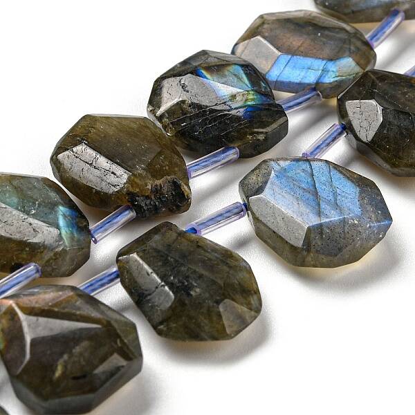 Natural Labradorite Beads Strands