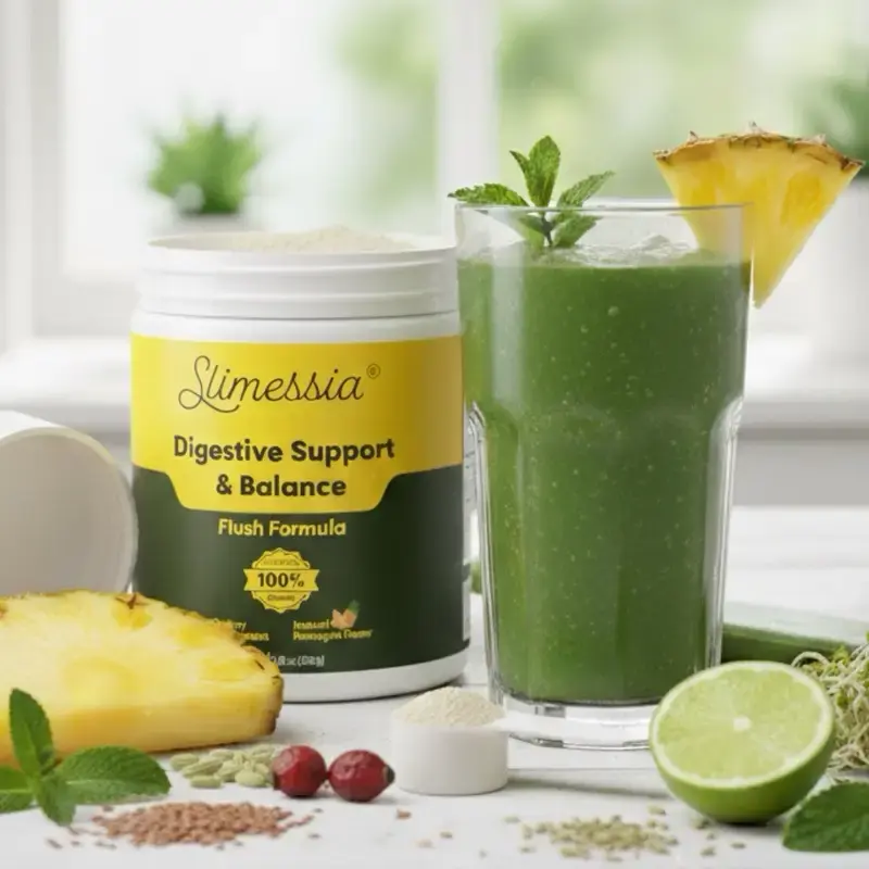 Robutop Slimessia  Cleanse with Senna Leaf, Cascara Sagrada, Dandelion Root - Daily Advanced Digestive Support - Non-GMO, Pla...