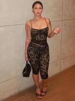 Women's Plain Floral Lace Cami Sleeveless Top & Skinny Pants Two-piece Set, Sexy Fashion Casual Two Piece Outfits for Daily O...