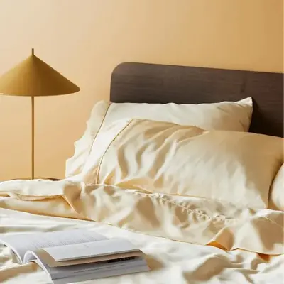 CleanBamboo® Signature Sateen Pillowcase Set | Color: Almond | Size: King