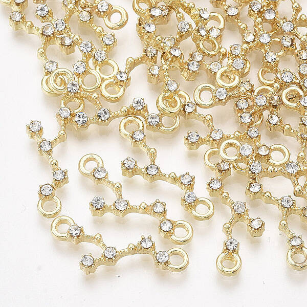 Alloy Rhinestone Links connectors