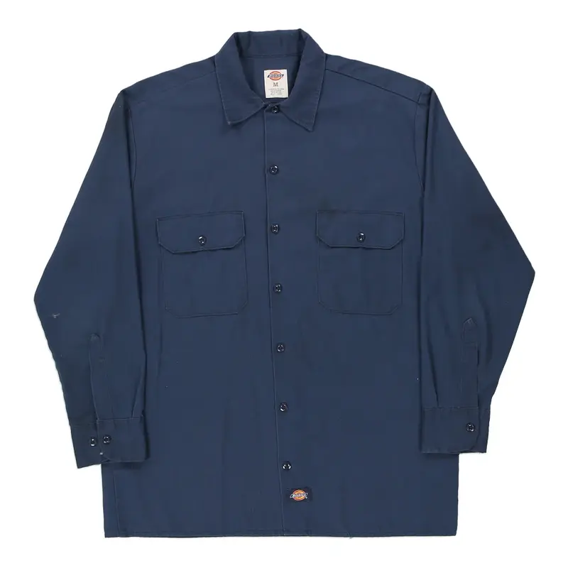 Dickies Shirt - Medium Blue Cotton Blend